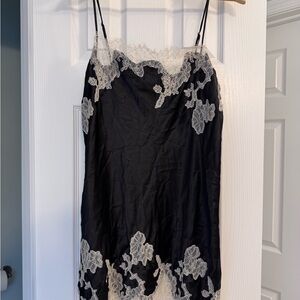 Victoria's Secret Black and White Lace Dress